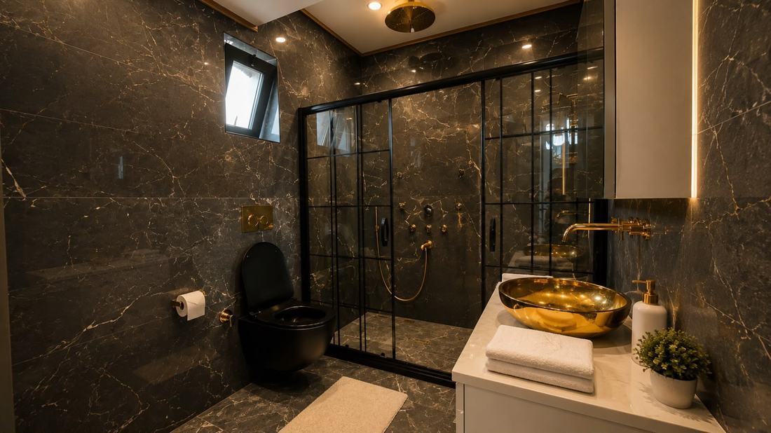 Mermer banyo